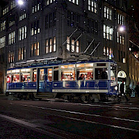 Night Trolleybus Ride – Zürich at 2 AM